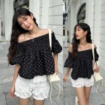 Chloe Polka Dot Top