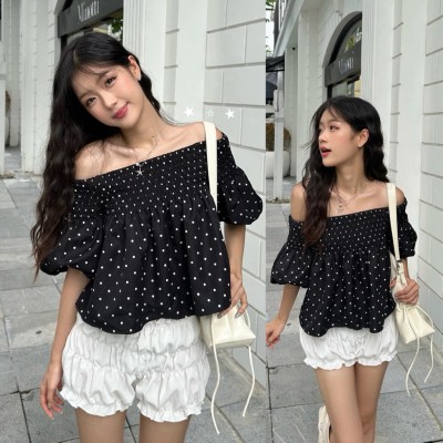 Chloe Polka Dot Top